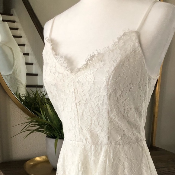 NWOT TRIXXI White Lace Dress - Picture 2 of 6